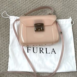 Pink FURLA PVC Candy Bon Bon Bag
